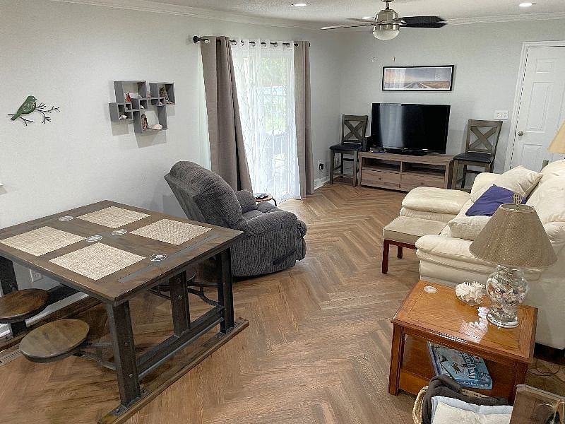 Living room dining room area