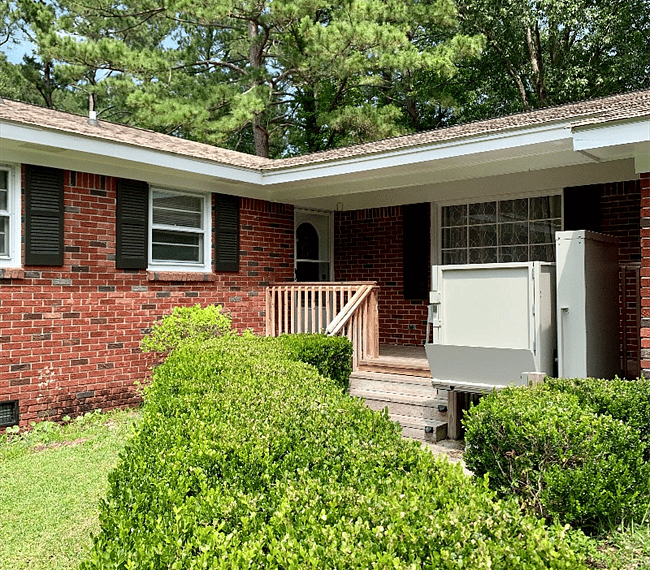 Covered front porch