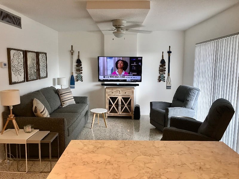 Spacious living area!