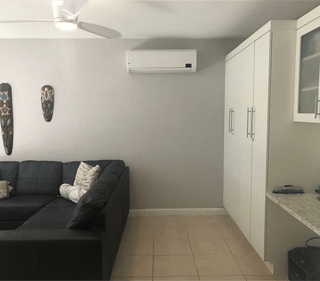 Additional storage available for our guests plus A/C