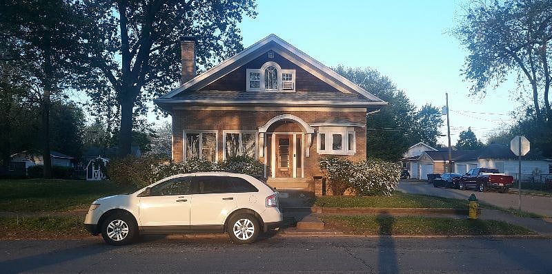 Front entrance to home 