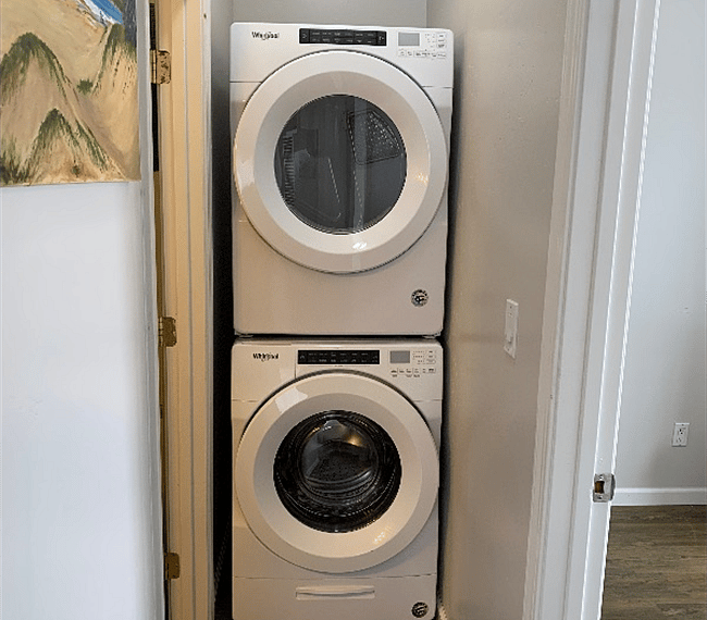 HE full capacity washer and dryer