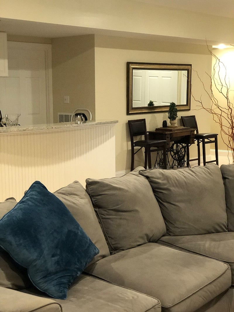 View from LR to Galley Kitchen / Dining Area