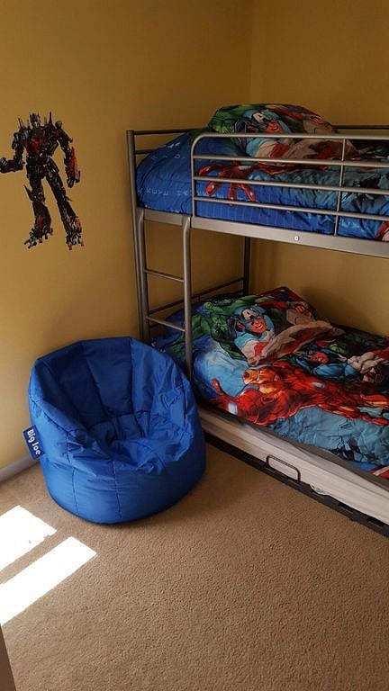 Fourth bedroom with fun bunk beds