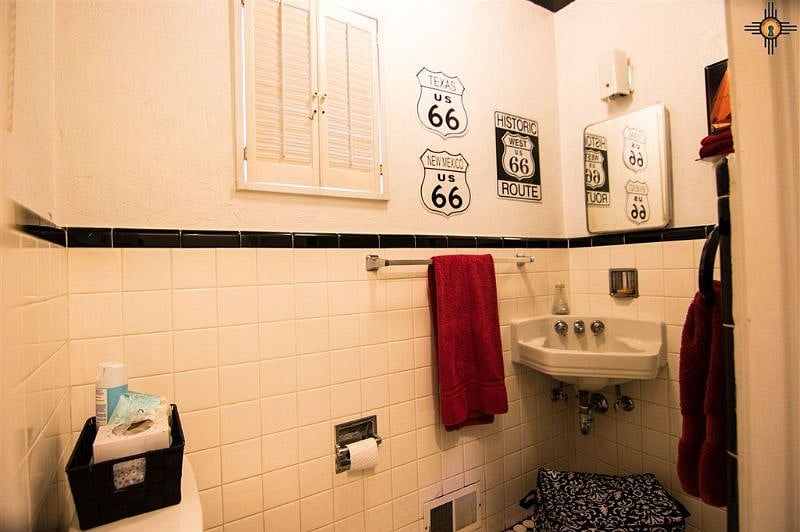 bathroom #2- toilet and shower used by anyone in the home
