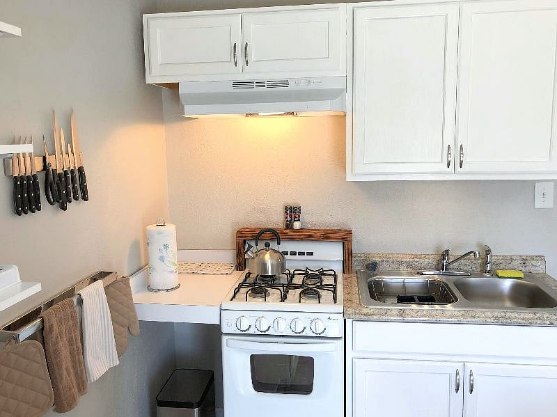 Your kitchen comes with everything you need to cook gourmet meals at home.