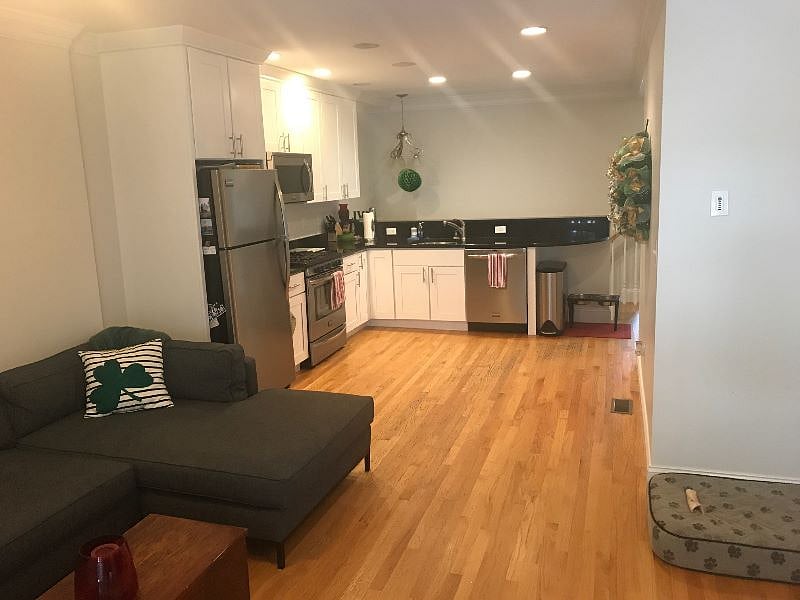 Kitchen from living room