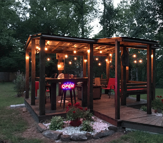 She-Shed.- Rest,Cook, and enjoy life.