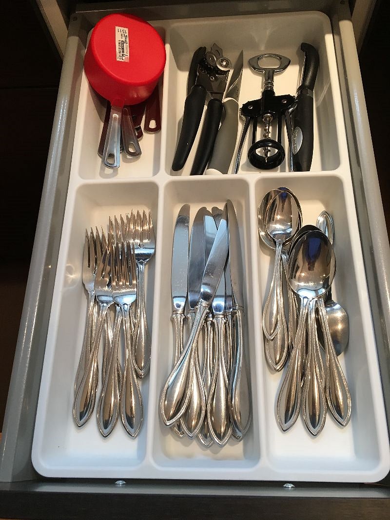 Kitchen is well-equipped for cooking.
