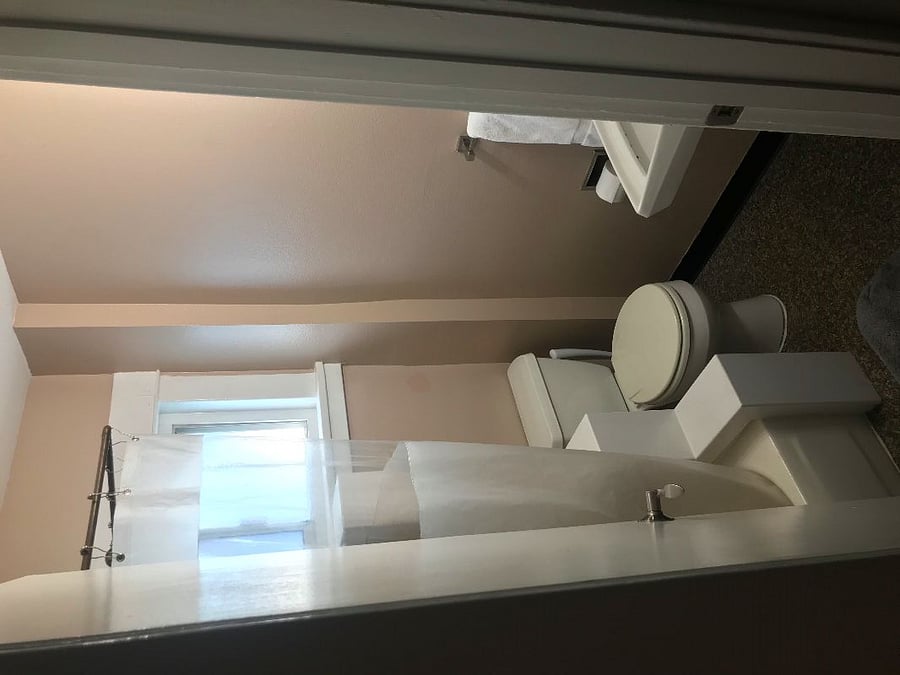 Bathroom with shower and tub.  Great water pressure!