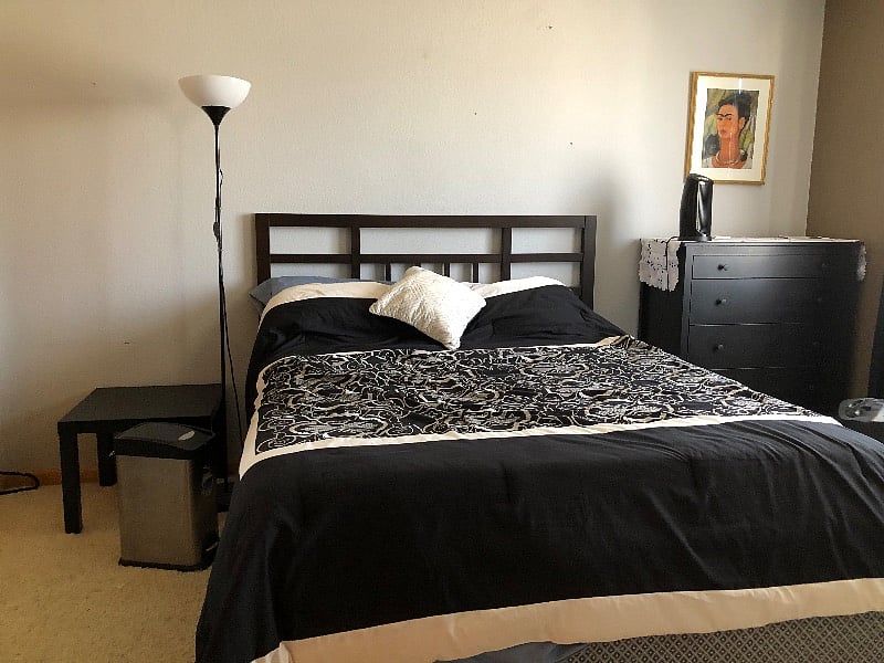 View of standard furnished bedroom on 2 floor