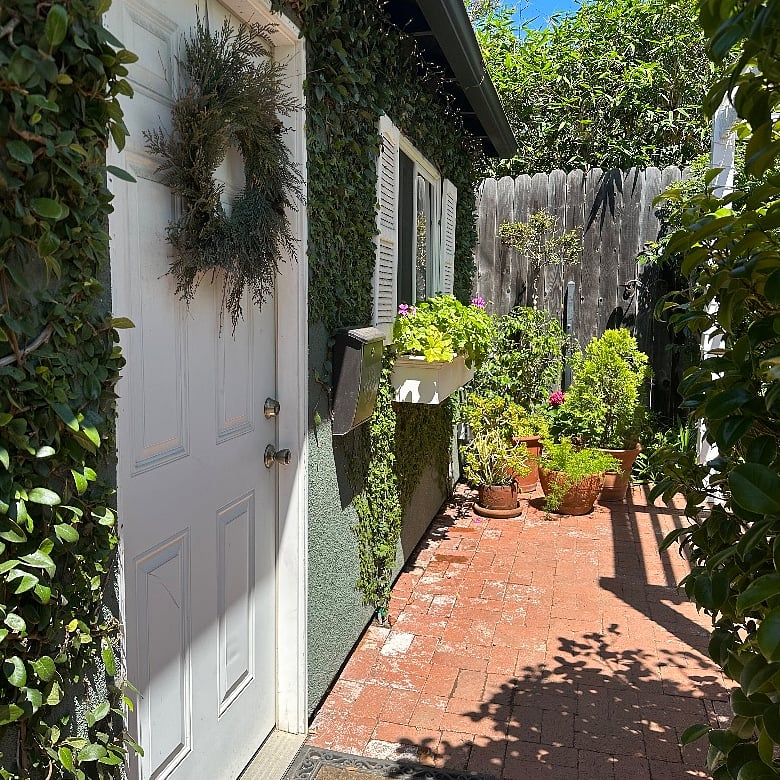 Welcome to our "Cabin by the Sea!" Your second key unlocks the door to this private, fully furnished, designer studio guesthouse.