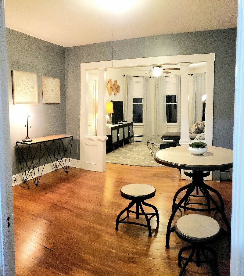 2nd floor dining into living room