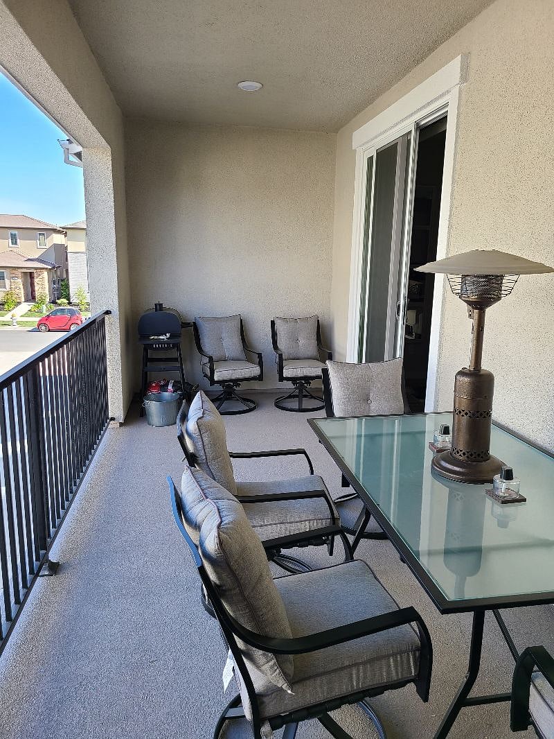 2 of 2 balconies - 2nd floor