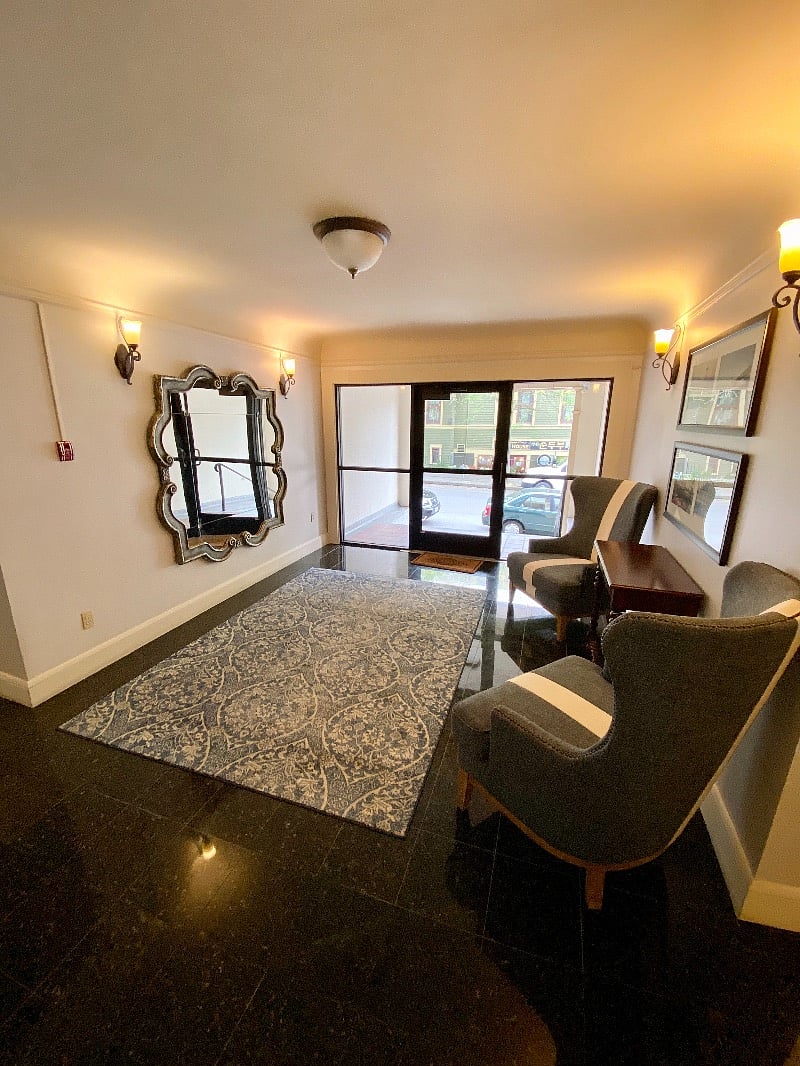 Lobby of building 