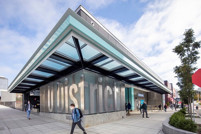 One block away is the new Seattle Light Rail Station 