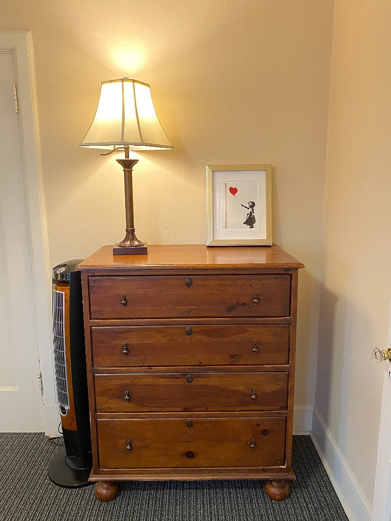 Large bedroom with plenty of storage 