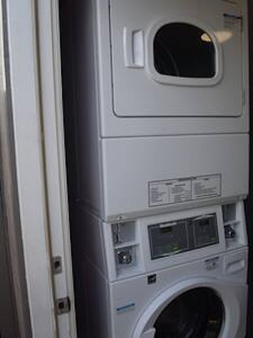 Shared coin operated W/D