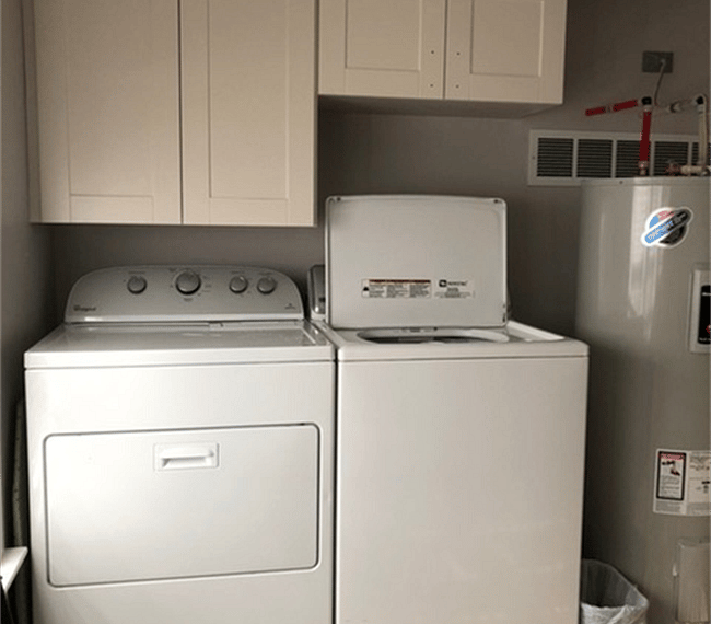 Washer and dryer