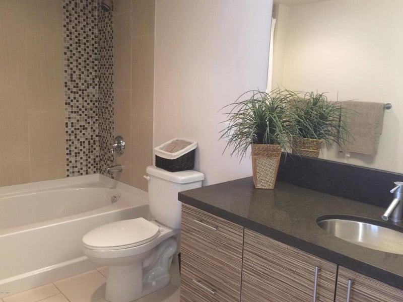 1 bathroom and shower