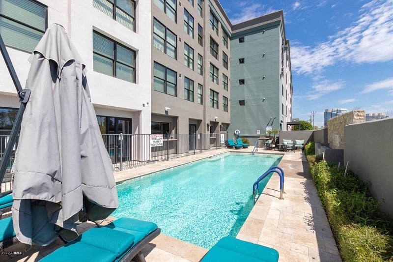 outdoor heated pool