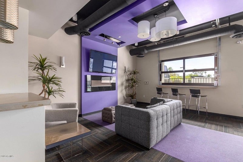 common area with cable TV