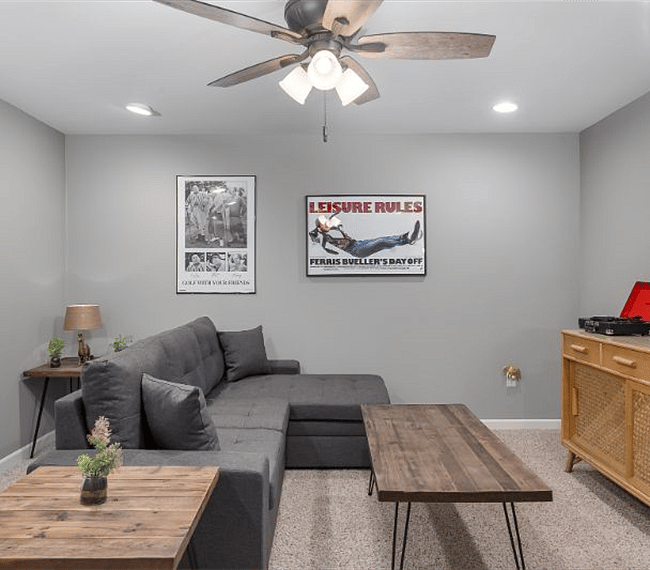 Lower level family room