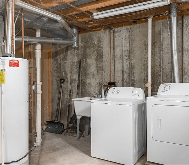 Your own private laundry area