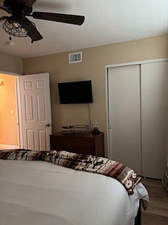 First Bedroom TV view