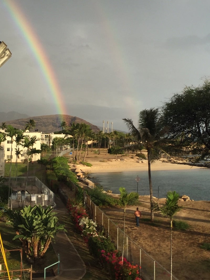 Rainbows were first spotted on Hawaii. Who knows right?