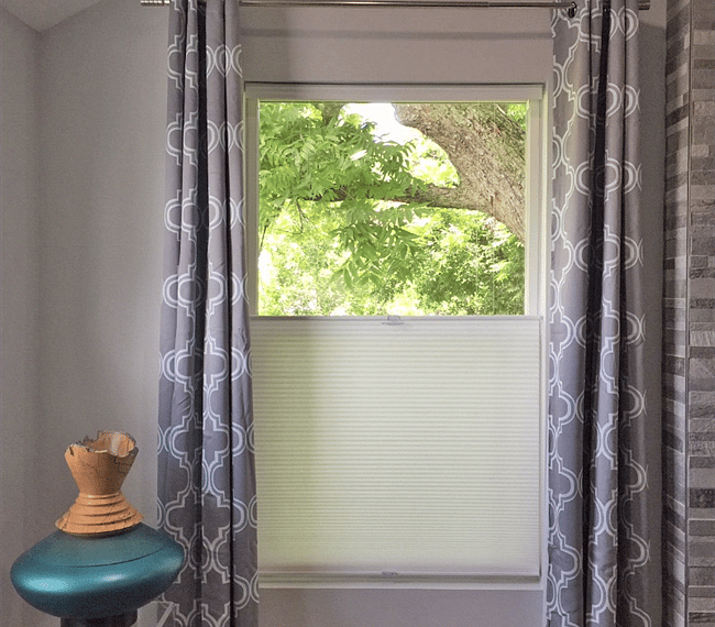 Fantastic view of the tree tops out your windows.