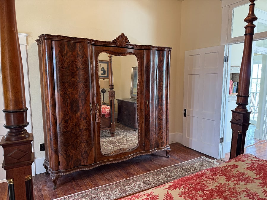 Large Wardrobe Closet with Full Length Mirror