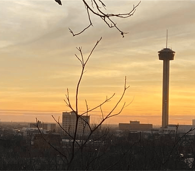 View of Tower of America from Private Balcony