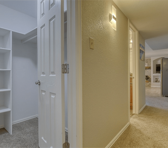 Large walk in hall closet