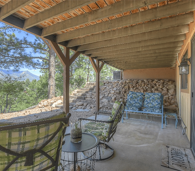 Private patio 