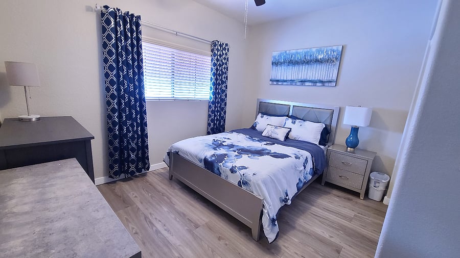 Condo is located on the 3rd floor with no neighbors above for a quiet sleep.