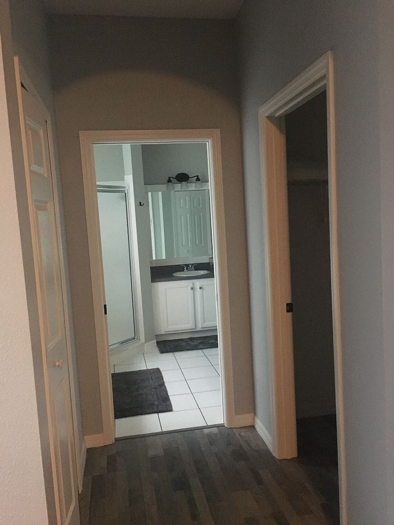 Master Bath Hallway from Bedroom 