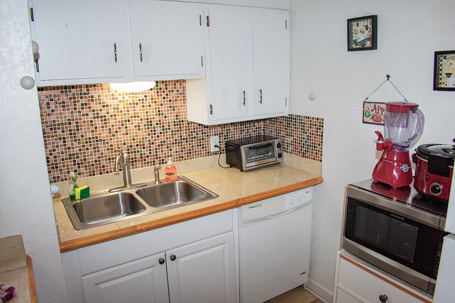 Fully stocked Kitchen with durable cookware sets, and additional utensils, tools and supplies