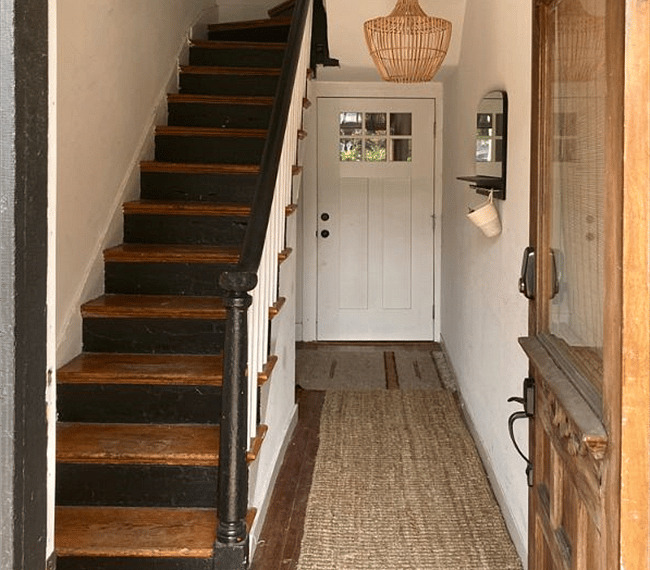 Entrance - this area is shared. Door to apt is straight back and is private from there.