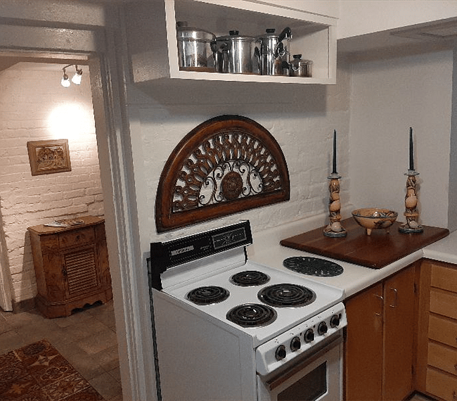 Kitchen fully stocked