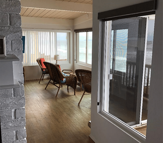 Sunroom overlooking Ocean