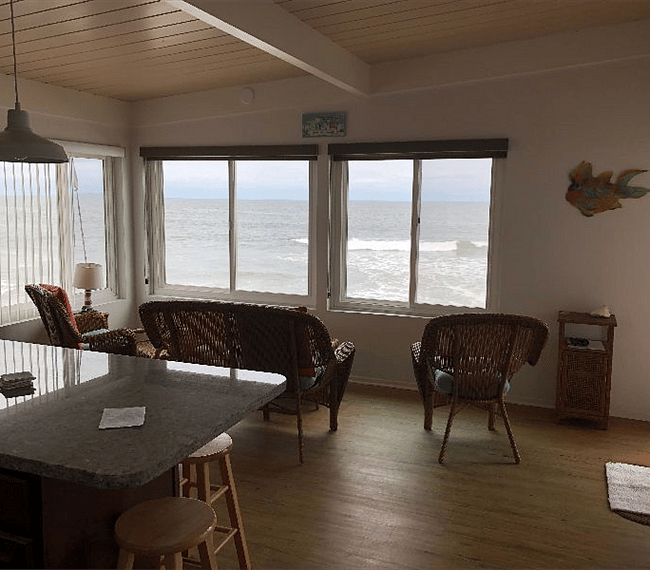 Sunroom overlooking Ocean