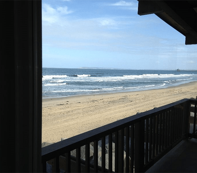 Picture while sitting on the balcony