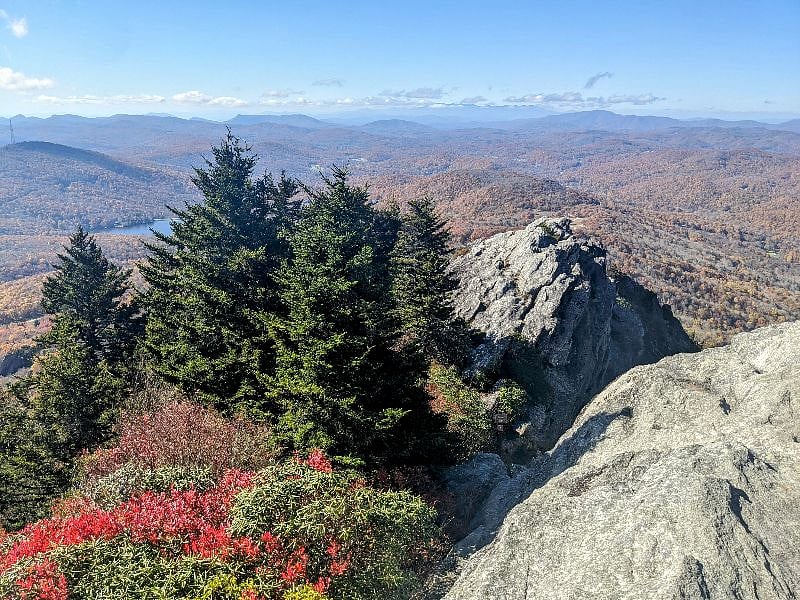 There is such beauty in the area and a back road from this North Asheville house to the vistas.