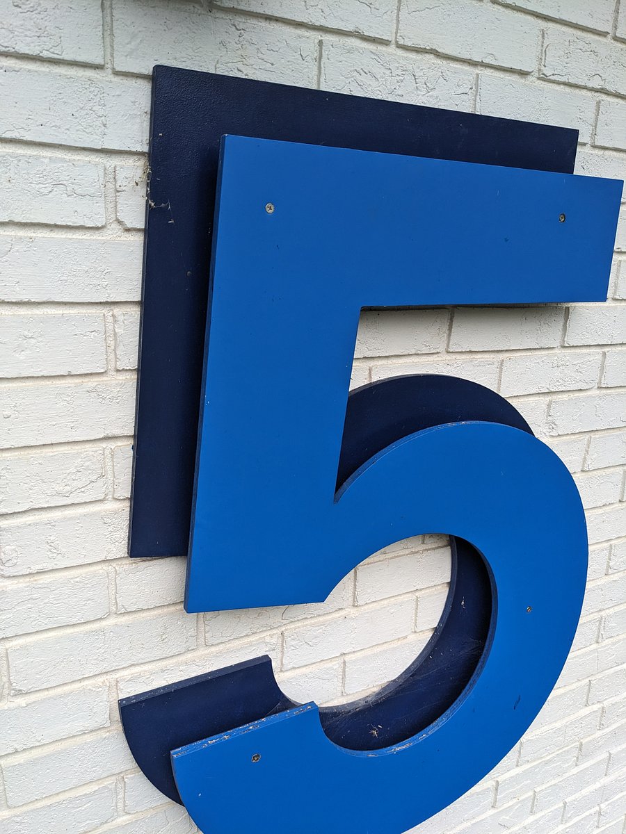 Just so you don't miss it, the house number is bold and well-lit
