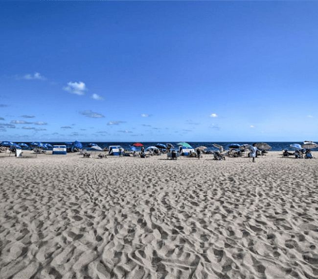 Stroll down to the beach and get some sun.