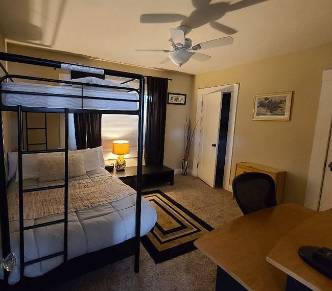 Bedroom 2 - Bunk style bed - Full size futon on bottom and twin size on top (200 lb. weight limit)