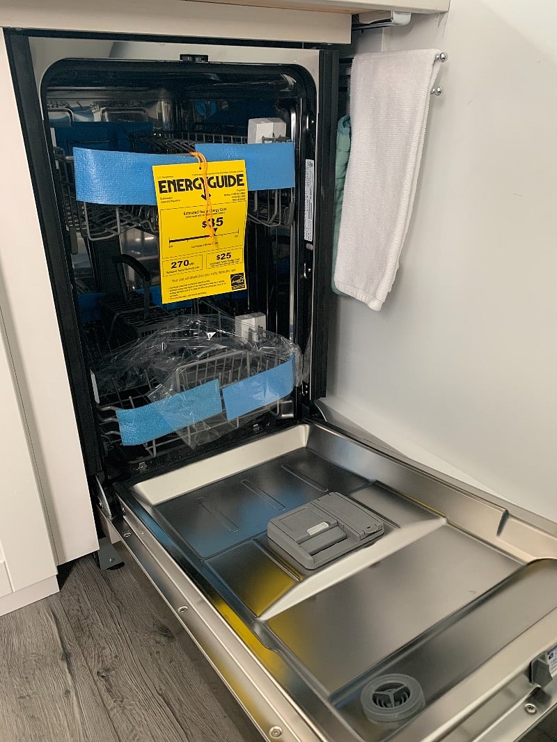brand-new dishwasher