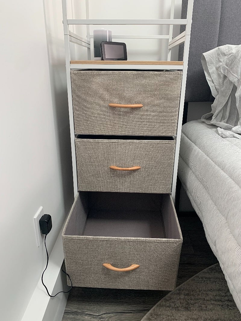 Open closet and drawers