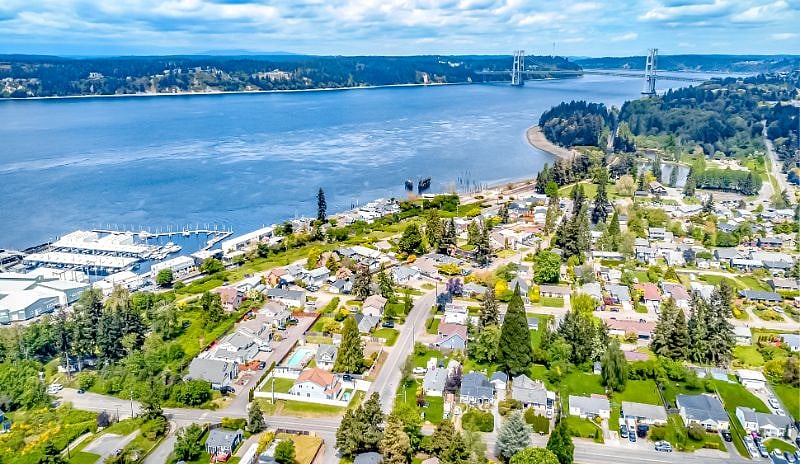 one block from the Puget Sound waterfront, Titlow Beach... 